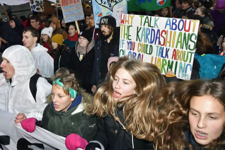 Klimastreik Grüne Junge
