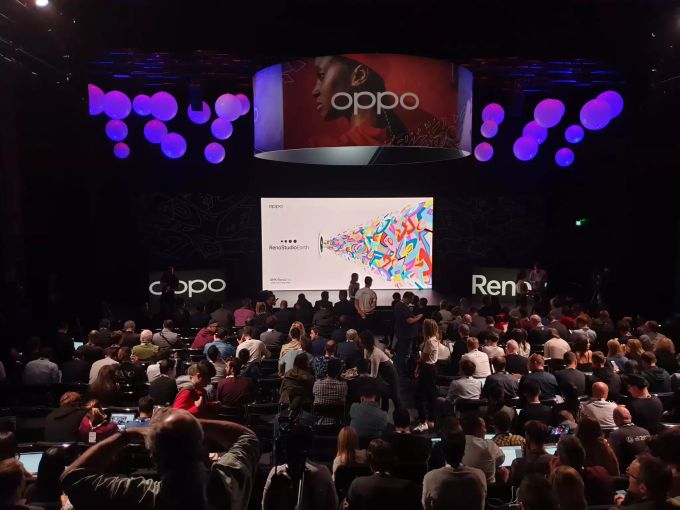 Der Live-Event lockte viele Zuschauer. Oppo Reno 2