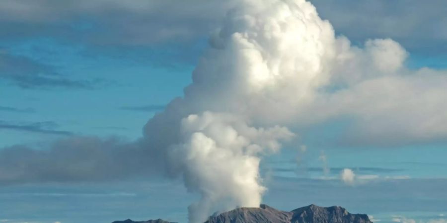 Der Vulkanausbruch auf White Island