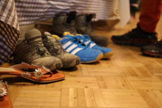 These shoes are made for walking...
