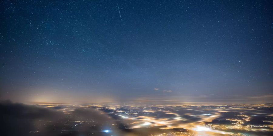 sternschnuppen lyriden Meteor