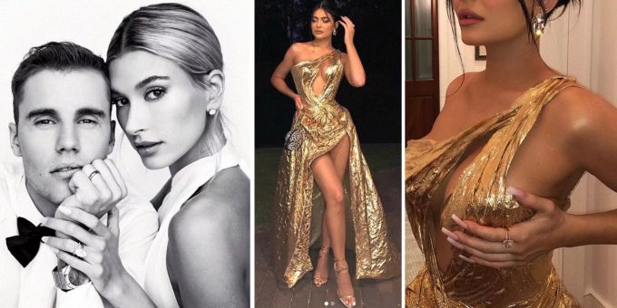 Bieber-Hochzeit - Stahl Kylie Jenner der Braut mit Mega-Kleid die Show?