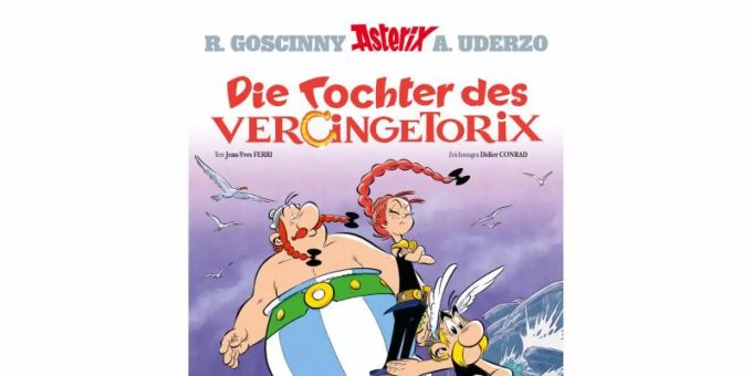 Im neuen «Asterix» setzt ein Teenie-Mädchen die Gallier unter Strom. Foto: Egmont Ehapa Verlag/Asterix,Obelix,Idefix ©2019 Les Éditions Albert René/dpa Im neuen «Asterix» setzt ein Teenie-Mädchen die Gallier unter Strom. Foto: Egmont Ehapa Verlag/Asterix,Obelix,Idefix ©2019 Les Éditions Albert René/dpa