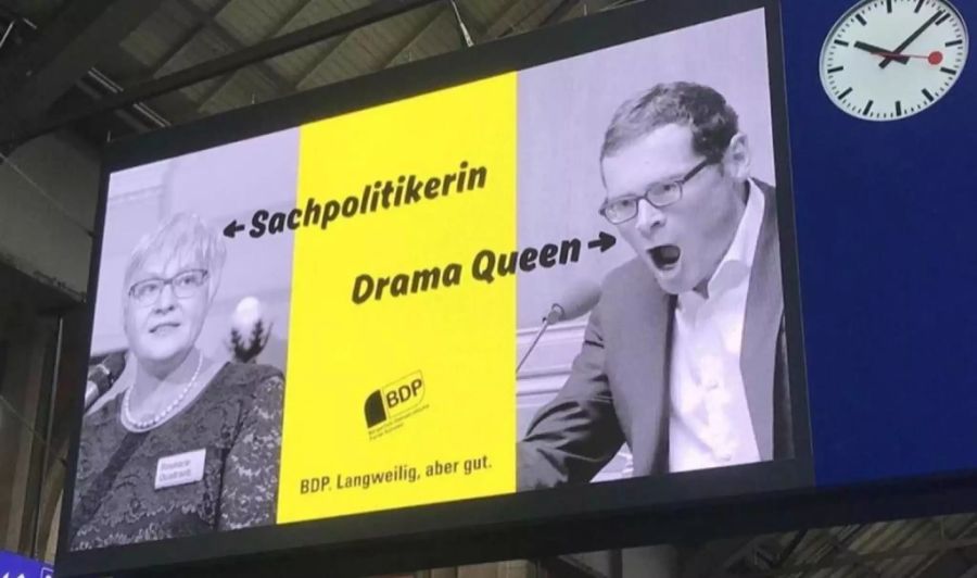 Roger «Drama Queen» Köppel und alle anderen Parteien kriegen von der BDP ihr Fett weg.