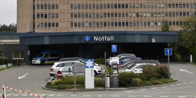 Die Notfallstation im Kantonsspital Baden. Notfall Baden Spital