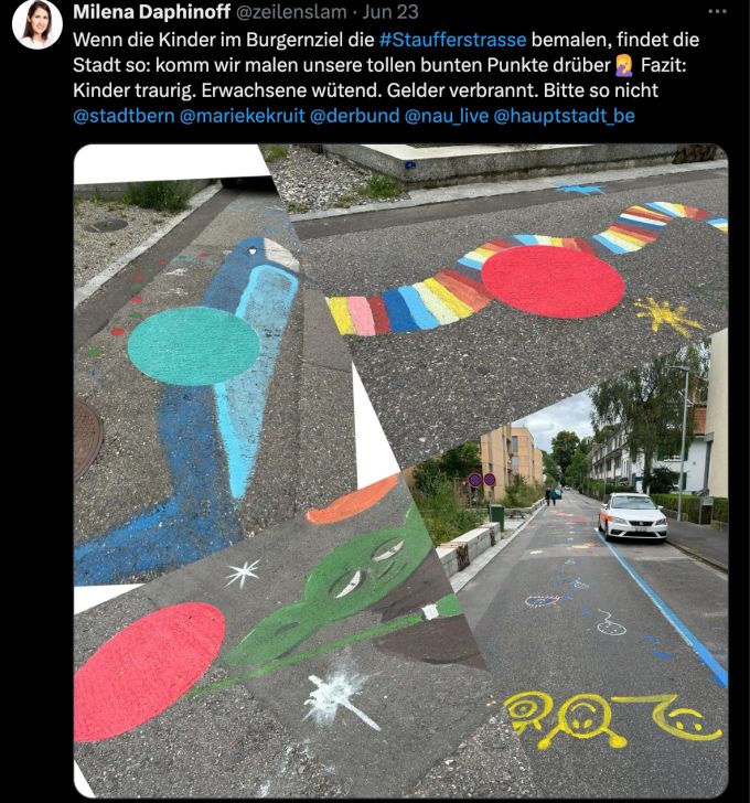 X-Post von Milena Daphinoff. strassenfest