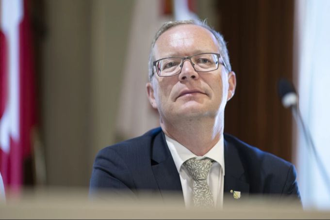 Regierungspräsident Walter Schönholzer (FDP). Walter Schönholzer