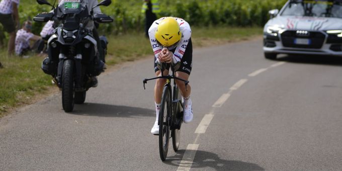 Tadej Pogacar bleibt Gesamtführender an der Tour de France. Pogacar Tour de France