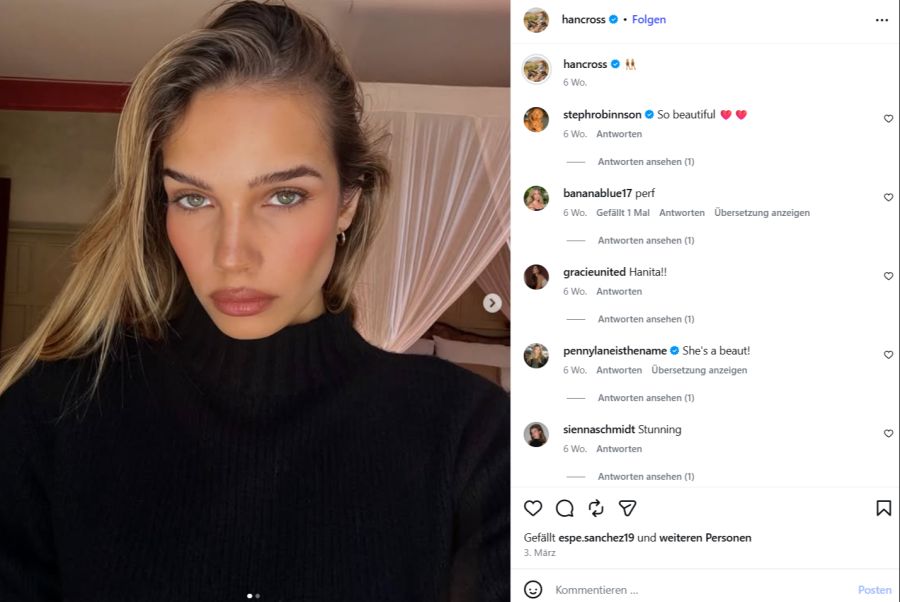 Hana Cross war gerade einmal 20 Jahre alt, als sie Brooklyn Beckham kennenlernte.