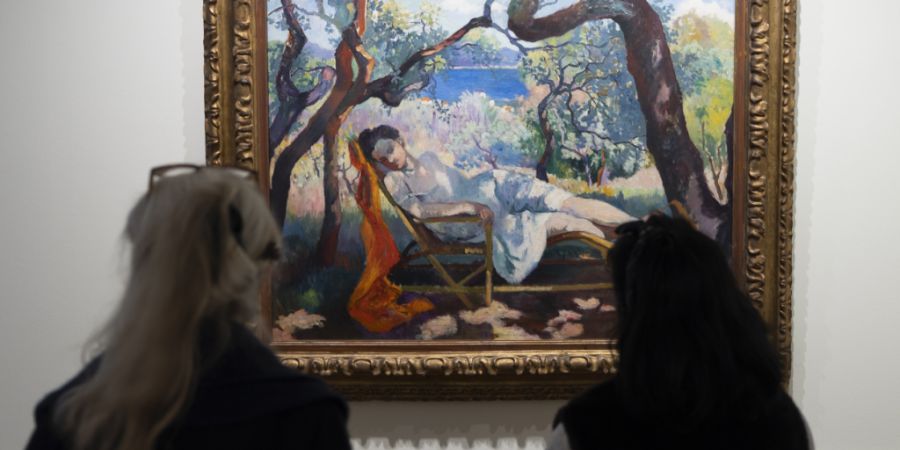 «La sieste» von Henri Charles Manguin und zahlreiche weitere Gemälde, Zeichnungen und Aquarelle der französischen Malerei des 19. und 20. Jahrhunderts sind ab Samstag in der Villa Flo...
