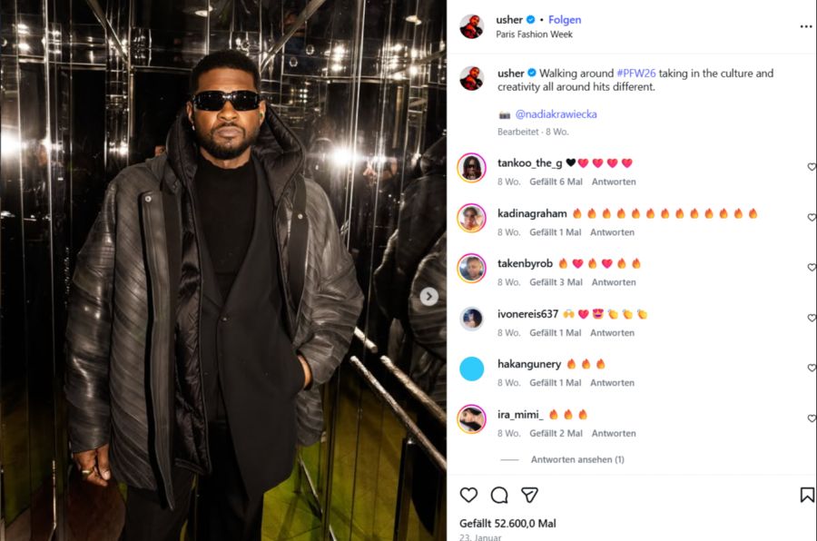 Doch Usher bleibt loyal! Der R&B-Star steht dem verurteilten Diddy nach wie vor bei.