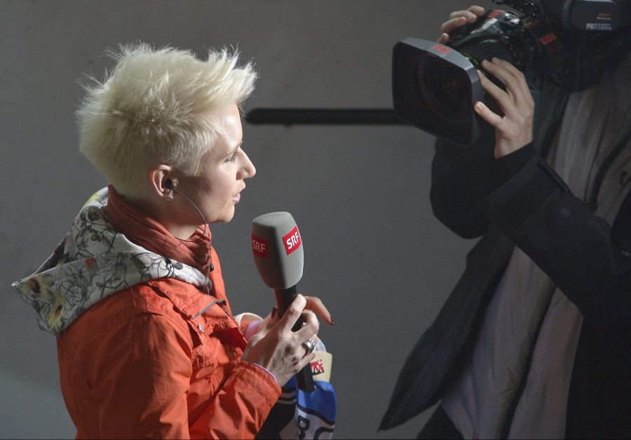 Steffi Buchli während ihrer Zeit als Moderatorin bei SRF Sport.