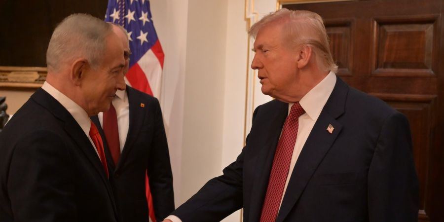US-Präsident Donald Trump empfing den israelischen Ministerpräsidenten Benjamin Netanjahu am 11. Februar 2026 im Weissen Haus.