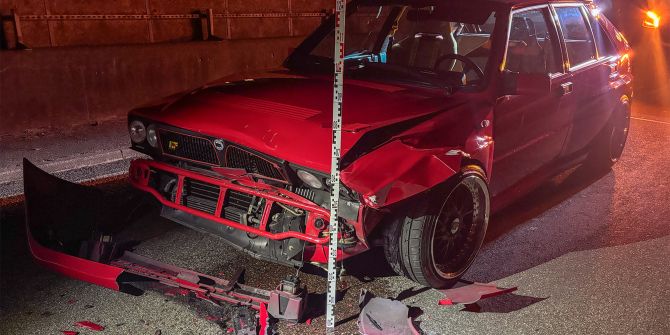 Frontalkollision A22