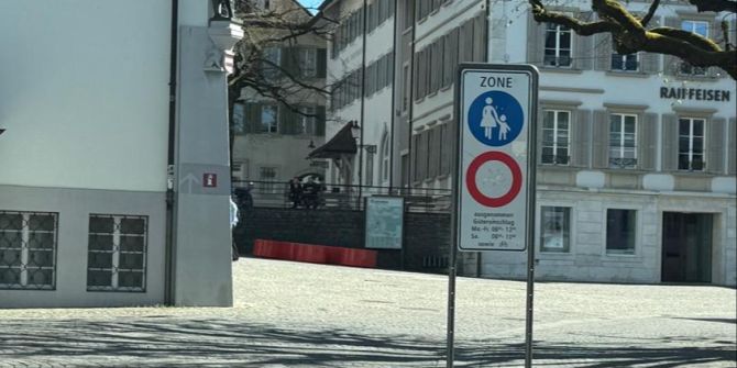 Zofingen Altstadt Fussgänger