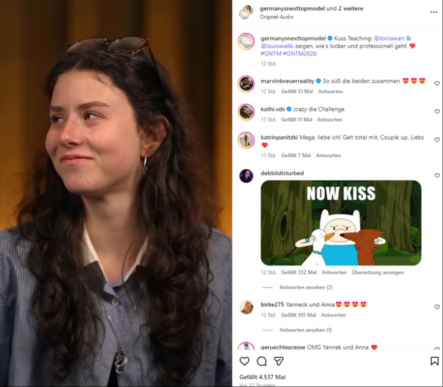 Eine Romanze bei «GNTM»? Antonia schliesst das nicht komplett aus.