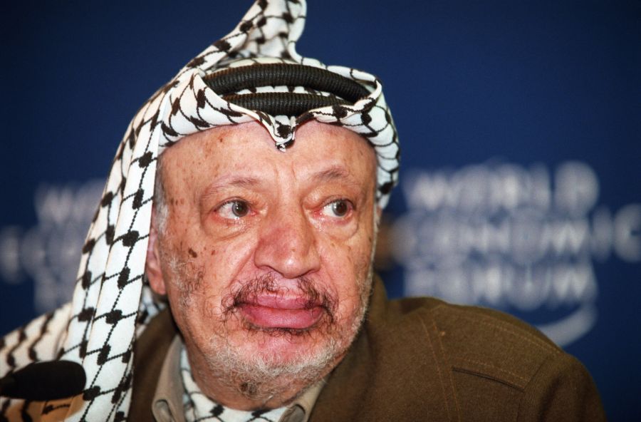 Auch Palästinenserführer Yasser Arafat reiste nach Davos.