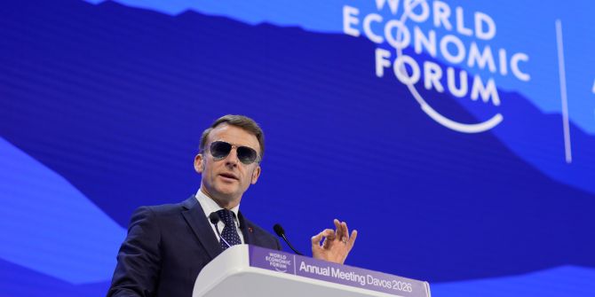 macron Sonnenbrille davos