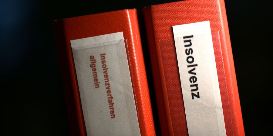 Zahl der Konkursfälle