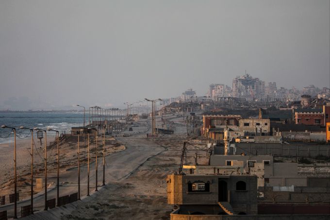 Zerstörung im Gazastreifen: Der Krieg zwischen Israel und den Hamas-Terroristen wird nicht zuletzt auch als Informationskrieg in den sozialen Medien ausgetragen. Gazastreifen Israel