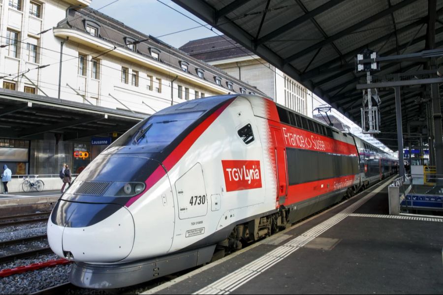 Wegen Bauarbeiten werden vom 13. August bis zum 14. Dezember weniger TGV zwischen Lausanne und Paris verkehren. (Symbolbild)