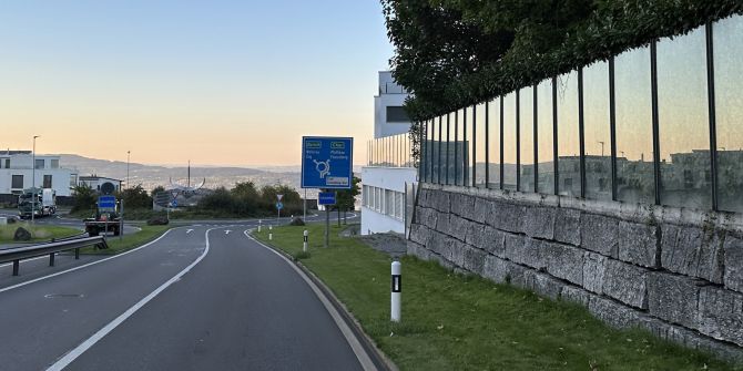 Unfallstelle Schindellegi SZ