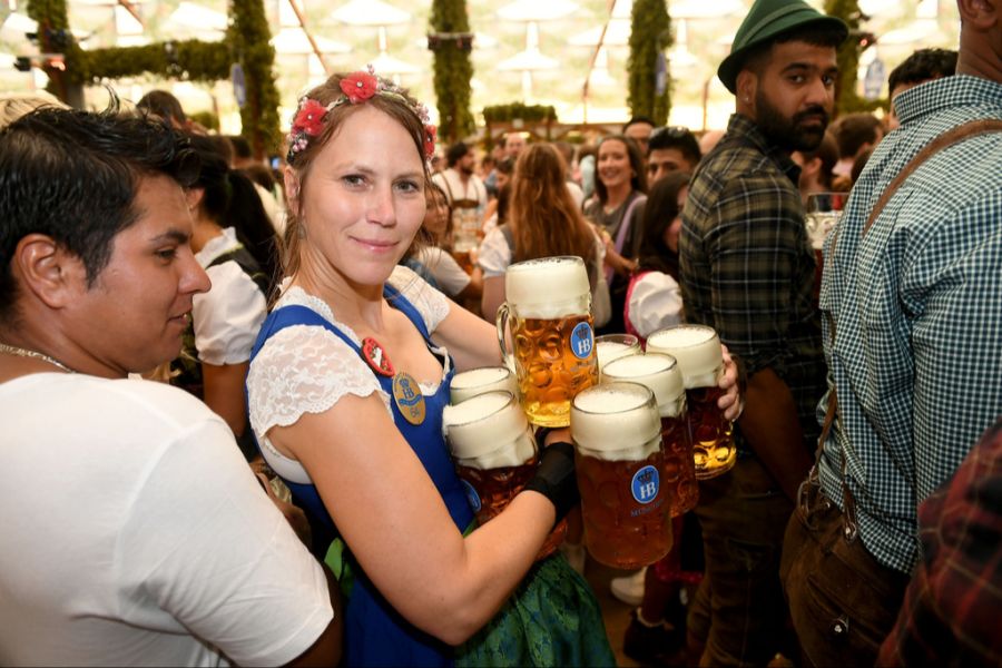 Kein Wunder, denn das Bier floss – wie üblich – in Strömen. (Archivbild)