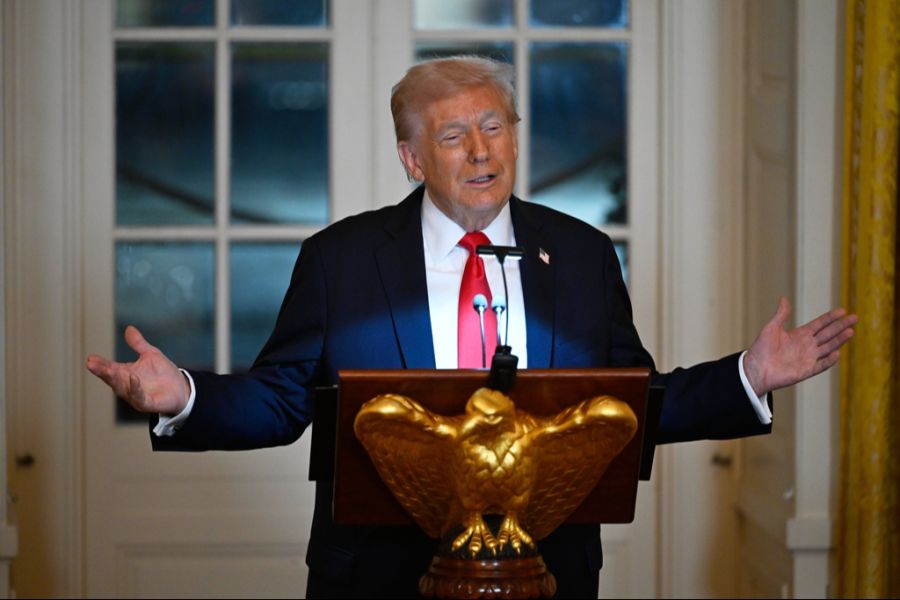 Donald Trump schliesst eine Lieferung nicht aus.