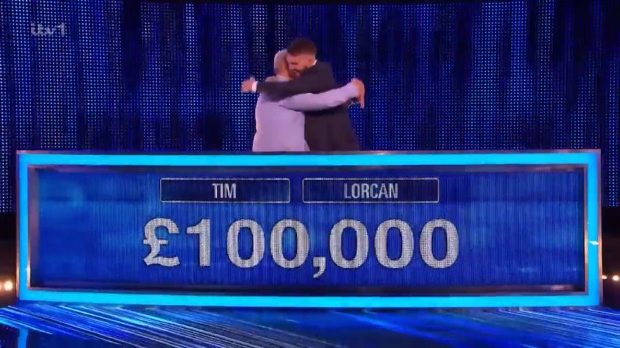 Zusammen mit einem weiteren Kandidaten gewinnt Tim 100'000 Pfund.