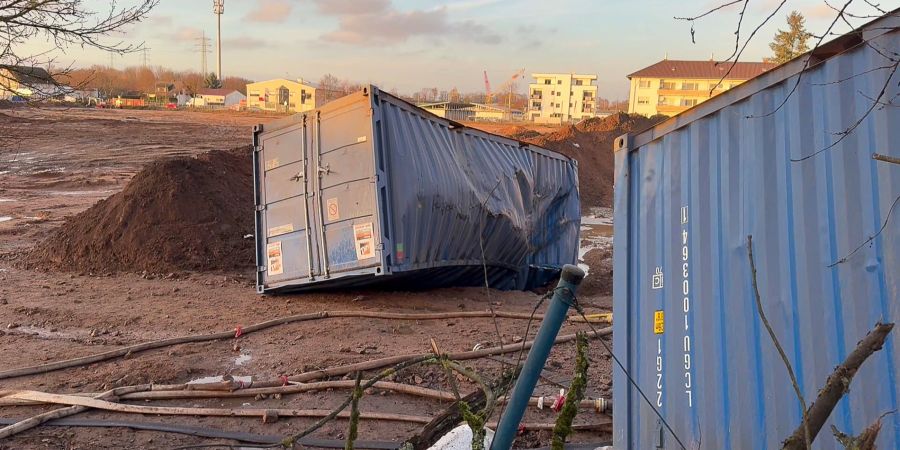 Container-Schutzwand