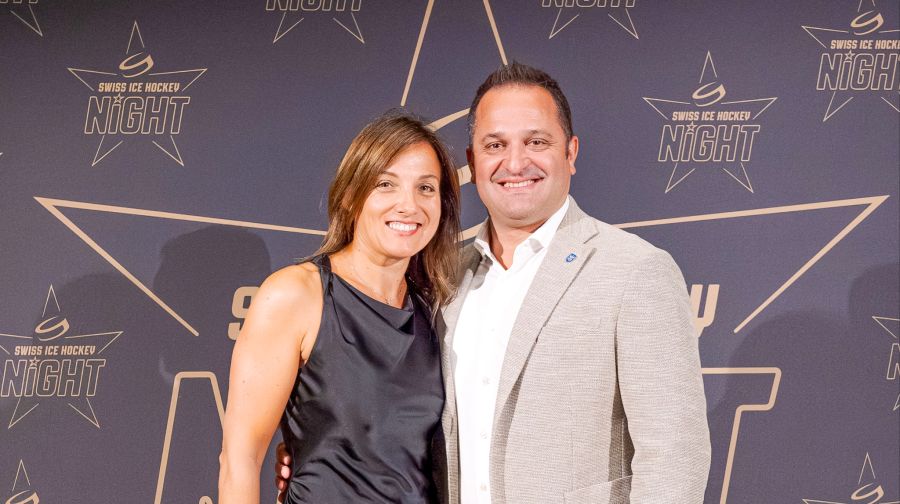 HCAP-Sportchef Paolo Duca mit seiner Ehefrau Joyce.