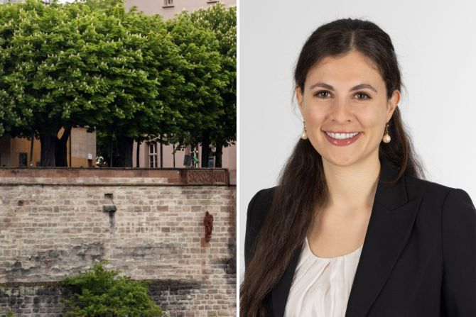 Pfalz Sturz Sicherheitsnetze Münsterterrasse