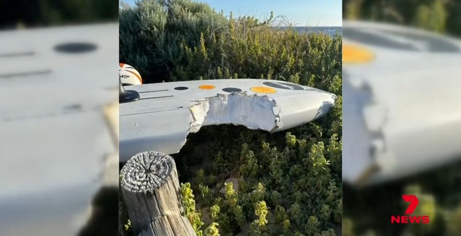 Einzig sein Board wurde beschädigt.