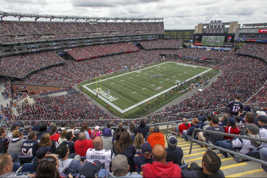 Gillette Stadium in Foxborough (USA): 65'500 Plätze.