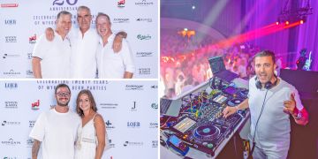 Die DJs Thanos aus Mykonos