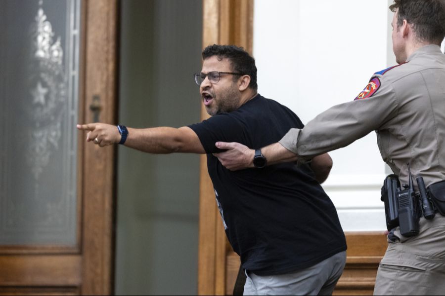 Senat Texas wütender Besucher