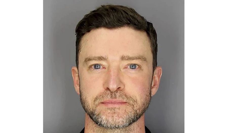 Das Polizeifoto von Justin Timberlake.