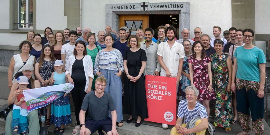 Gruppenfoto Grüne SP Gemeindeverwaltung