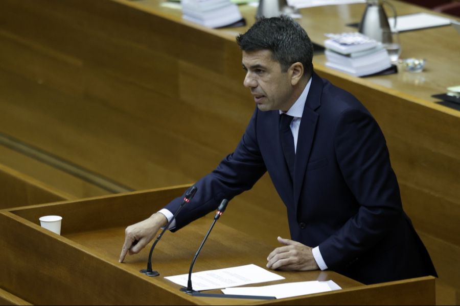Sie fordert die Absetzung von Regionalpräsident Carlos Mazón.