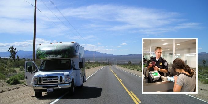 Das Wohnmobil wartete schon – doch der Schweizer Familie wurde die Einreise in die USA verweigert. Wohnmobil Familie USA