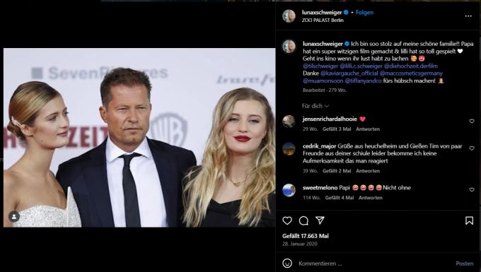 In der Vergangenheit zeigt sich Til Schweiger öfters mit seinen Töchtern in der Öffentlichkeit. til schweiger