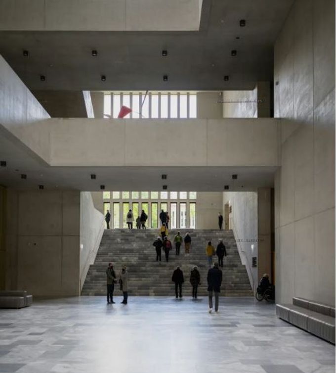 Die Eingangshalle des Kunsthauses Zürich, dem grössten Kunstmuseum der Schweiz. Kunsthaus Zürich