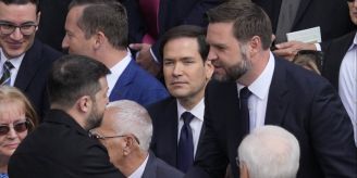 Bei Papst-Einführung - Selenskyj trifft Vance und Rubio in Rom Bei Papst-Einführung - Selenskyj trifft Vance und Rubio in Rom