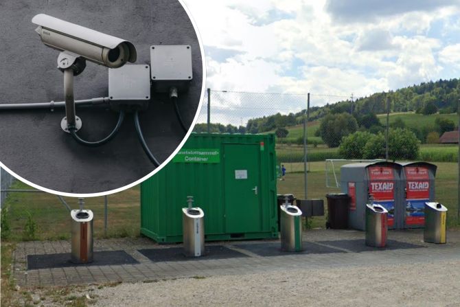 Kamera Müll Freienwil Aargau