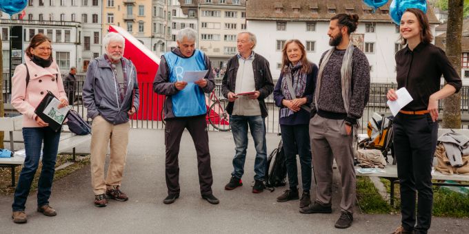 Die «Reuss-Initiative» wurde am Wochenende in Luzern lanciert. reuss initiative