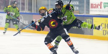 Estelle Duvin (SCB), links, und Jenna Suokko (HCFG)