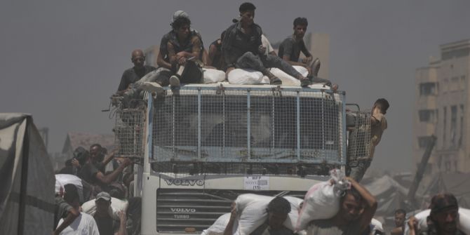 gaza hilfslieferung