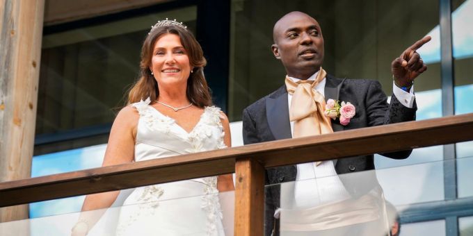 Am Abend zeigte sich das Paar in der Öffentlichkeit. Heiko Junge/NTB/dpa Hochzeit von Norwegens Prinzessin Märtha Louise und durek verret