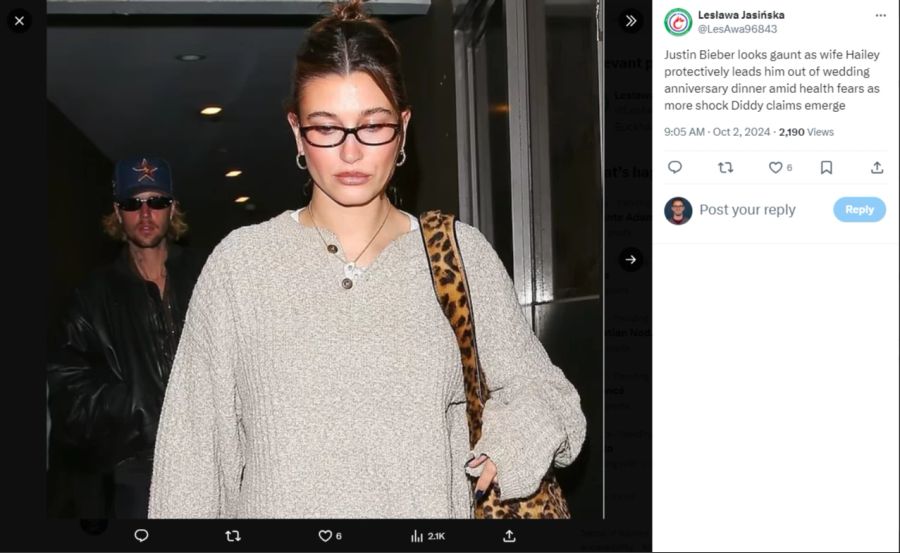 Er und seine Frau Hailey Bieber wirken an ihrem Hochzeitstag angespannt.