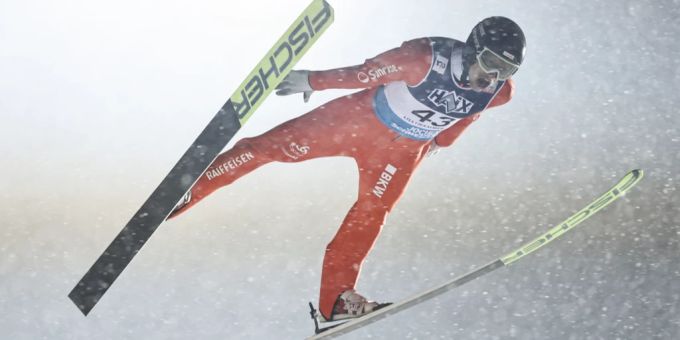 Gregor Deschwanden holt sich beim im zweiten Weltcup-Springen in Lillehammer den 5. Rang. Gregor Deschwanden